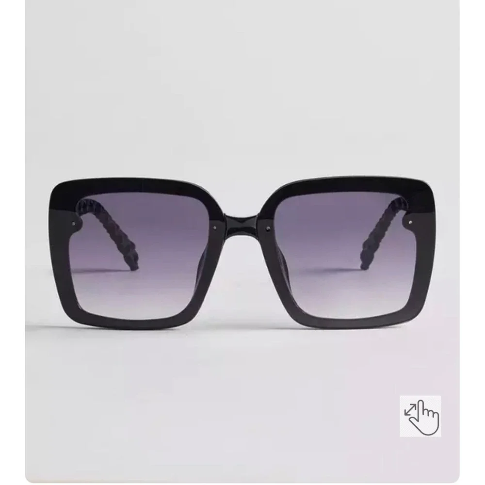 Torrid Square Oversized Sunglasses – Black – NWT